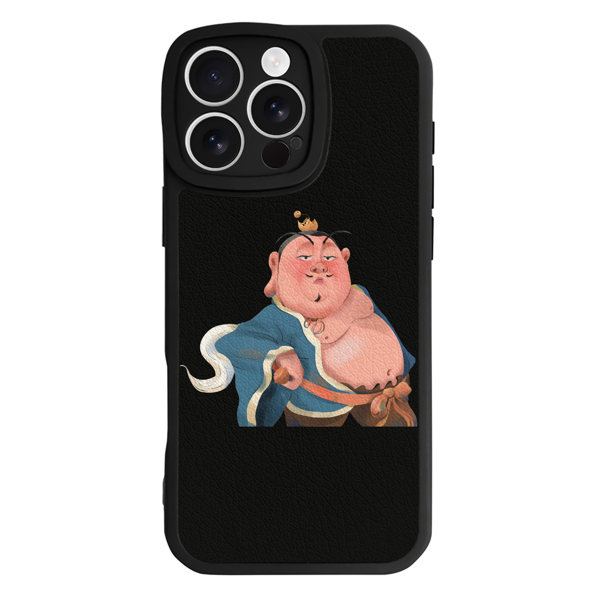 （画像用） Ne Zha 2 ナタ 魔童の大暴れ 【iPhone 16シリーズ対応】シリコンスマホケース（レザー調） 材質：シリコン
